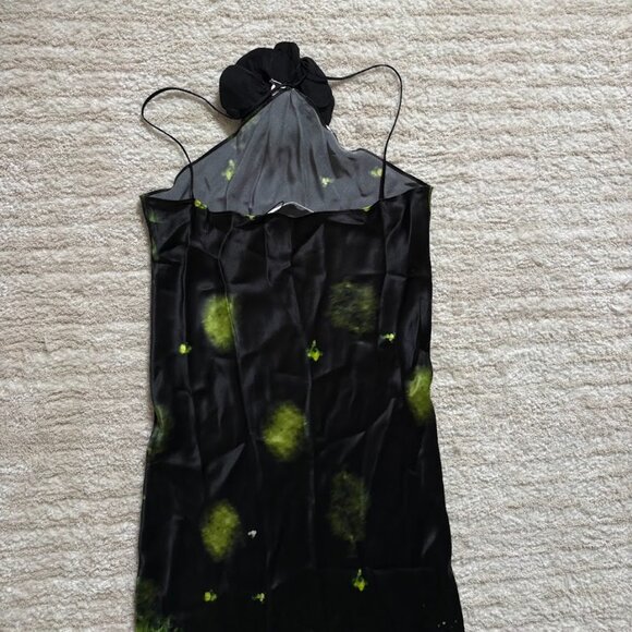 RODARTE - Floral-Appliquéd Silk Maxi Slip Dress - Picture 6 of 8